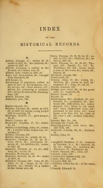 The ancient historical records of Norwalk, Conn ... - Hay genealogy