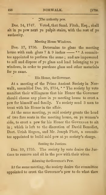 The ancient historical records of Norwalk, Conn ... - Hay genealogy