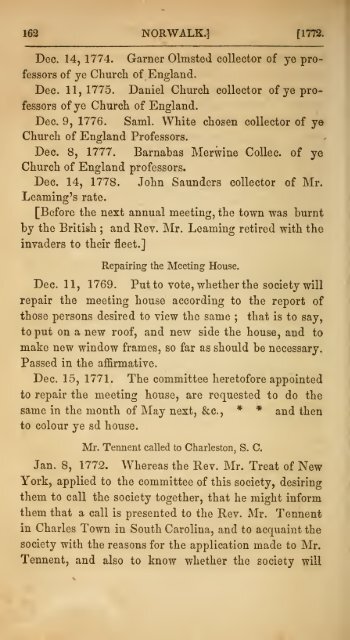 The ancient historical records of Norwalk, Conn ... - Hay genealogy