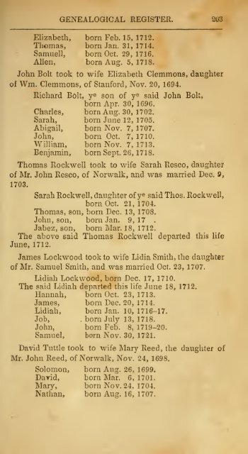 The ancient historical records of Norwalk, Conn ... - Hay genealogy