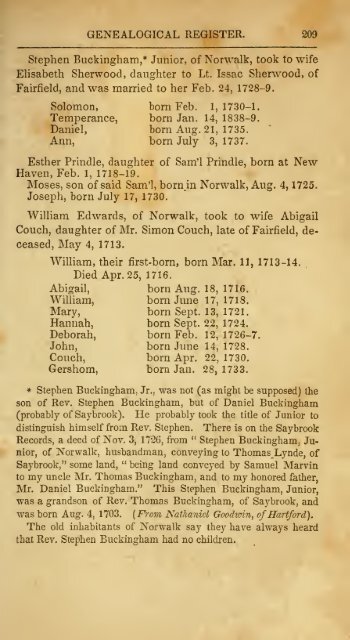 The ancient historical records of Norwalk, Conn ... - Hay genealogy