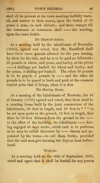 The ancient historical records of Norwalk, Conn ... - Hay genealogy