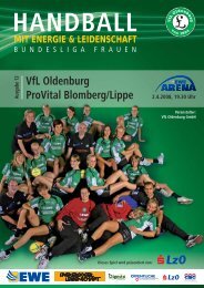 VfL Oldenburg ProVital Blomberg/Lippe - Vfl-oldenburg.org