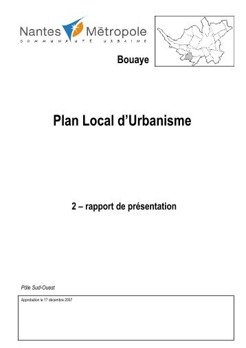 PG 2 - Le plan local d'urbanisme de Nantes MÃ©tropole