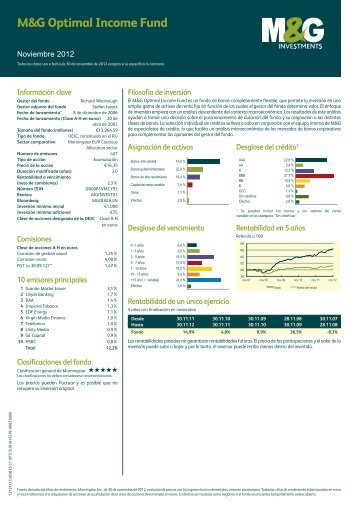 M&G Optimal Income Fund - Mercagentes