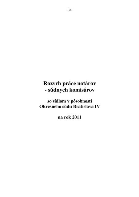 Úplné znenie Rozvrhu práce - Ministerstvo spravodlivosti SR