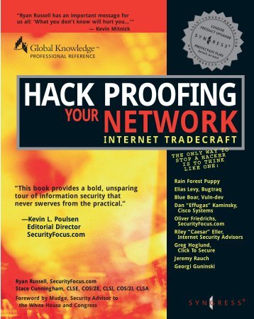 Hack Proofing - Your Network - Internet Tradecraft.pdf - HackBBS