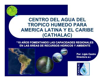 centro del agua del tropico humedo para america latina y el ... - PAOT