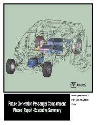 Future Generation Passenger Compartment (FGPC) - Auto/Steel ...