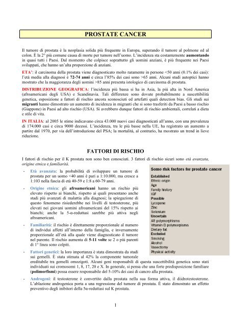 ipointensità in t2 del parenchima prostatico ipointensità in t2 del parenchima prostatico