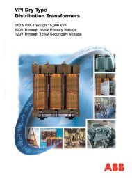 VPI Dry Type Distribution Transformers - LGE Electrical Sales, Inc.