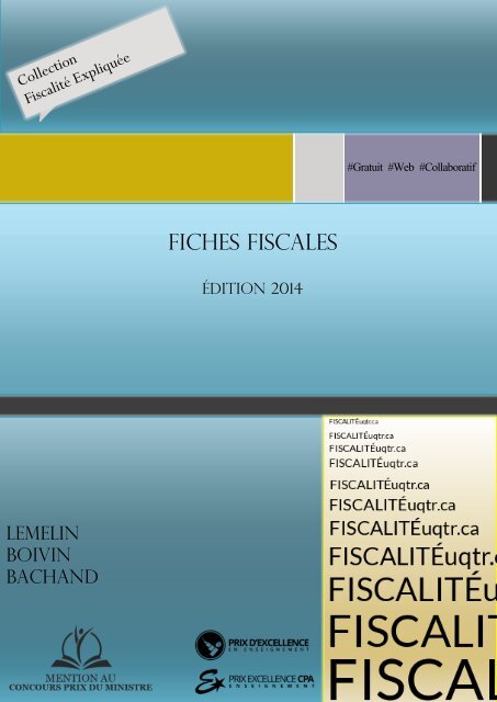 Fiches fiscales - UniversitÃ© du QuÃ©bec