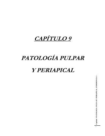 CAP. 09 Patologia pulpar y periap.