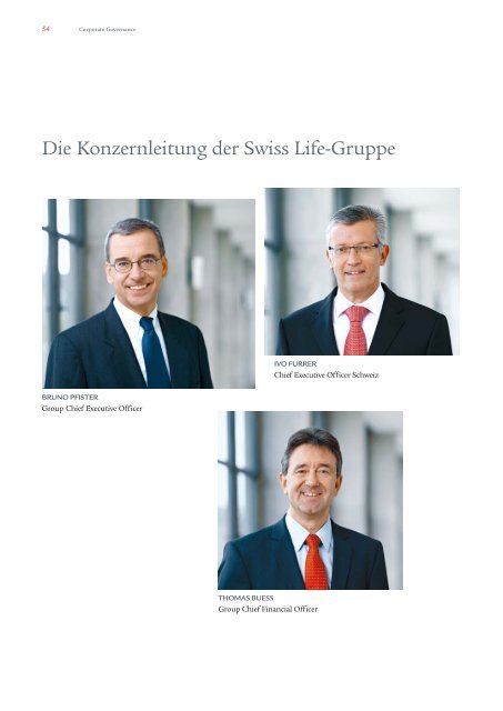 Jahresbericht 2011 - Swiss Life