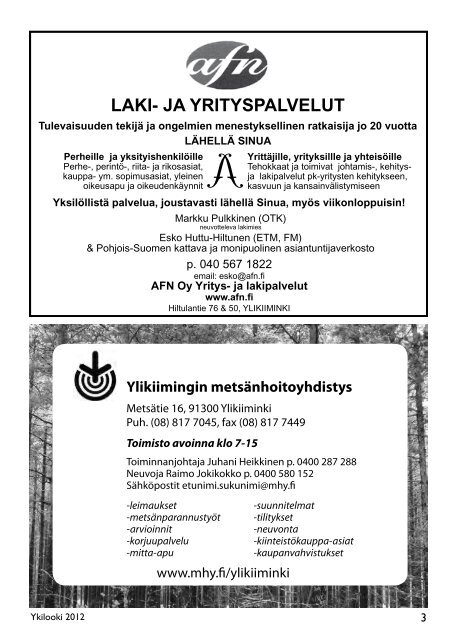 Ykilooki - PudasjÃ¤rvi-lehti ja VKK-Media Oy