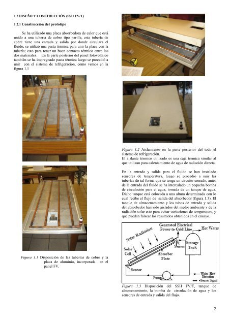 Diseño, construcción y evaluación de un sistema solar híbrido