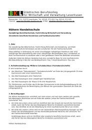 HÃ¶here Handelsschule - Berufskolleg Leverkusen