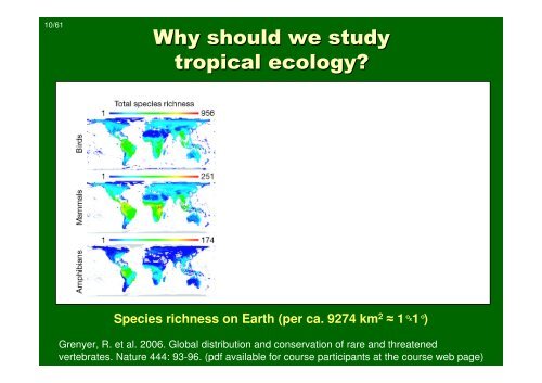 Introduction to tropical ecology