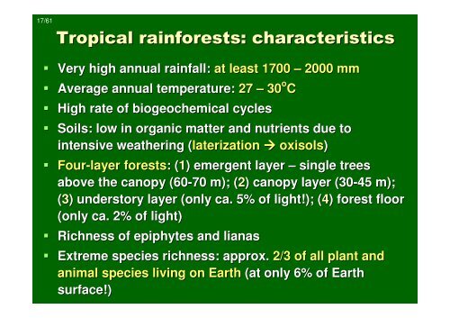 Introduction to tropical ecology