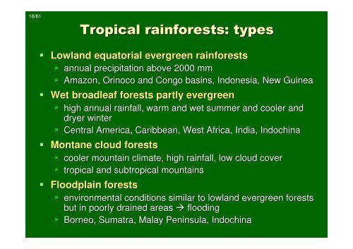 Introduction to tropical ecology