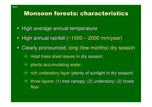 Introduction to tropical ecology