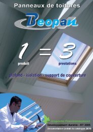 Brochure panneaux de toiture BEOPAN - Ecoavenir-renovation.com