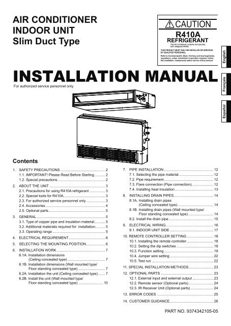 INSTALLATION MANUAL - Fujitsu General - Portal Viewer