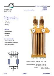 no icing - depressurised standby function and ... - HL Hydraulik GmbH