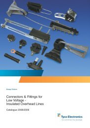 Connectors & Fittings for Low Voltage - Insulated Overhead Lines