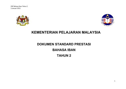 Bahasa Iban - Kementerian Pelajaran Malaysia