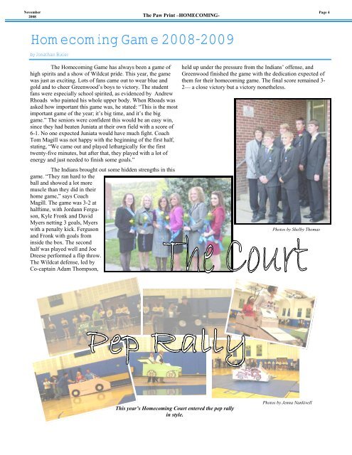 Issue 1 (revised).pub - Greenwood School District