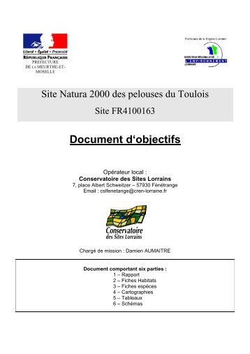 Document d'objectifs