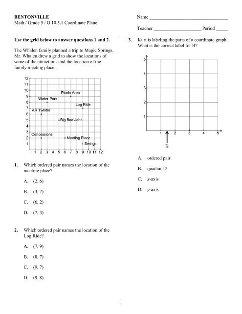 Mod 6 Coordinate Plane