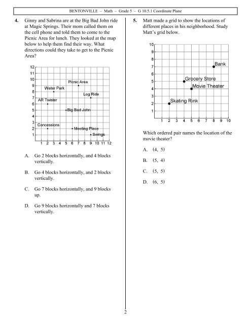 Mod 6 Coordinate Plane