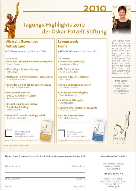 P.T MAGAZIN 01/2010