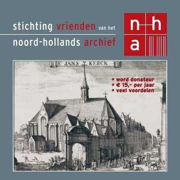 brochure - Noord-Hollands Archief