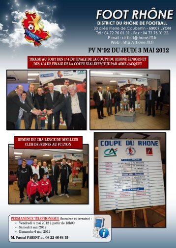 PV NÂ°92 DU JEUDI 3 MAI 2012