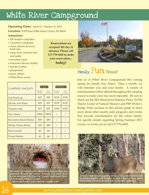 Chatterbox - Leisure Guide 2012 - Hamilton County, Indiana