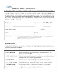 fiche d'Ã©valuation - fin de stage - Animation et recherche culturelles ...