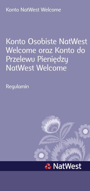Konto Osobiste NatWest Welcome oraz Konto do Przelewu ...