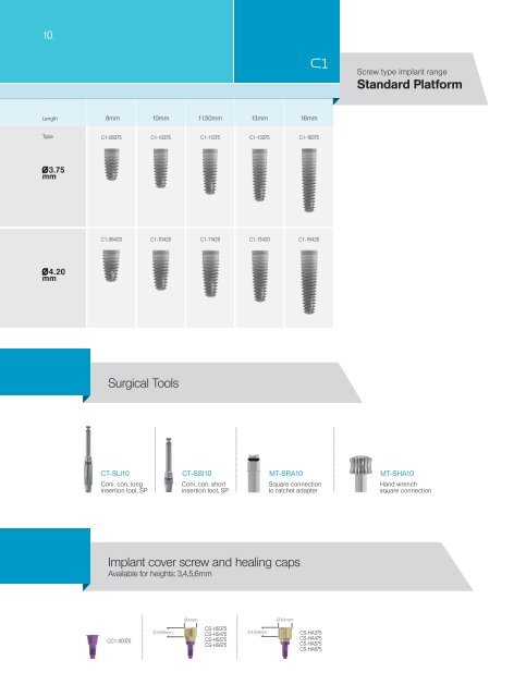 A Conical Connection Implant - Mis Implants