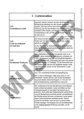 Kommentare - DIDAKTIK DER PHYSIK - Bergische UniversitÃ¤t ...