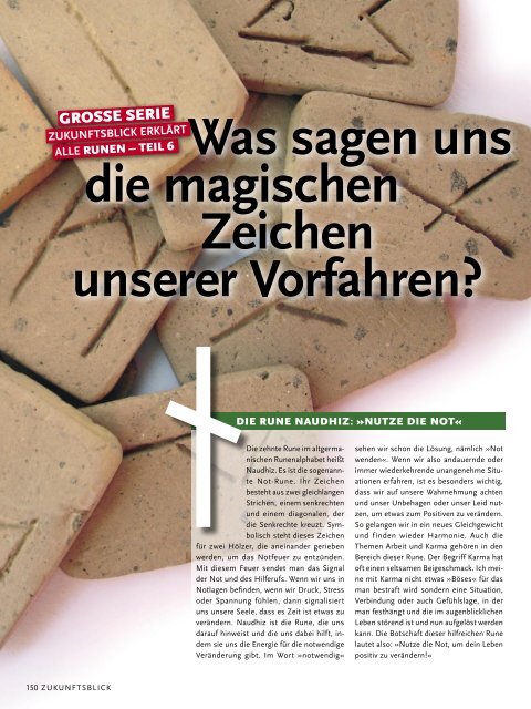 Was Sagen Uns Die Magischen Zeichen Unserer Nadja Berger