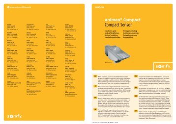 Compact Sensor - Somfy Architecture