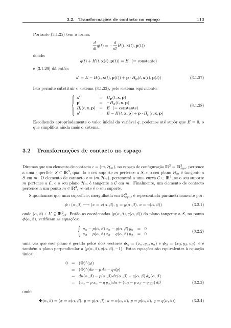 FCUP Dep. Matemática Pura Geometria das Equaç˜oes Diferenciais