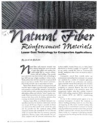 Composites Fabrication - Natural Fiber - Sandy Munro