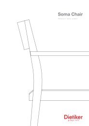 Data Sheet Soma Chair (PDF, 504 KB) - Dietiker AG