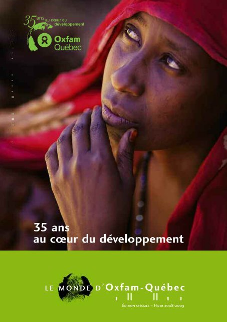 Monde d'Oxfam-Québec, spécial 35e