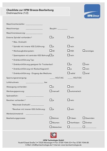 Drehmaschine - hpmtechnologie.de