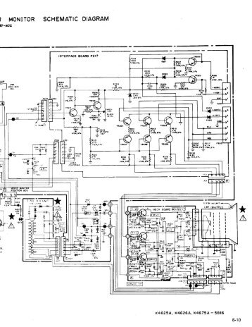 Page 1 I MONITOR SCHEMATIC DIAGRAM M@ 'Yz' SERVICE .w ...